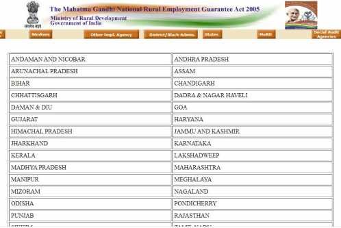 Nrega-Job-card-select-state