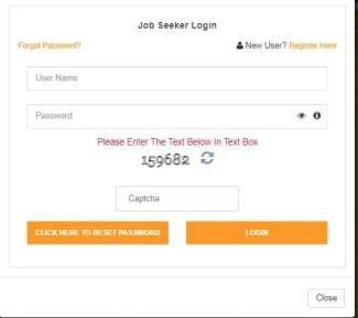 rojgar-portal-job-seeker-login